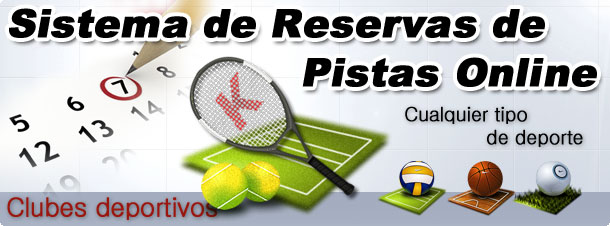 Reservas de Pistas online para clubes deportivos