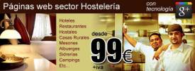 Páginas web desde 99 euros para el sector Hostelería