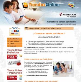 Tiendas Online, crea tu tienda virtual. Tienda online económica